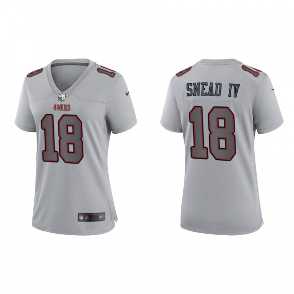 Willie Snead IV Women's San Francisco 49ers Gray A...