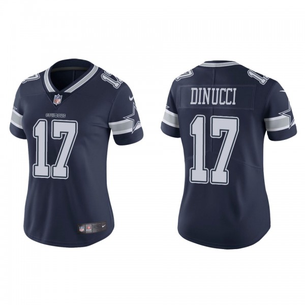 Women's Dallas Cowboys Ben DiNucci Navy Vapor Limited Jersey