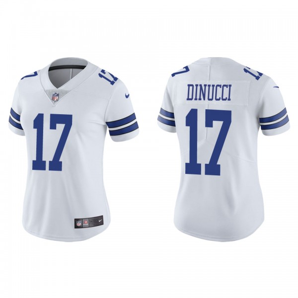 Women's Dallas Cowboys Ben DiNucci White Vapor Lim...