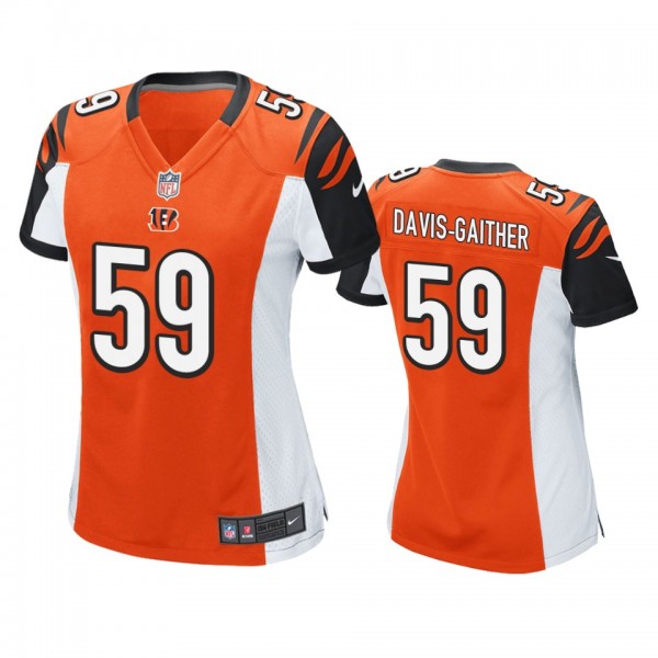 Cincinnati Bengals Akeem Davis-Gaither Orange Game Jersey