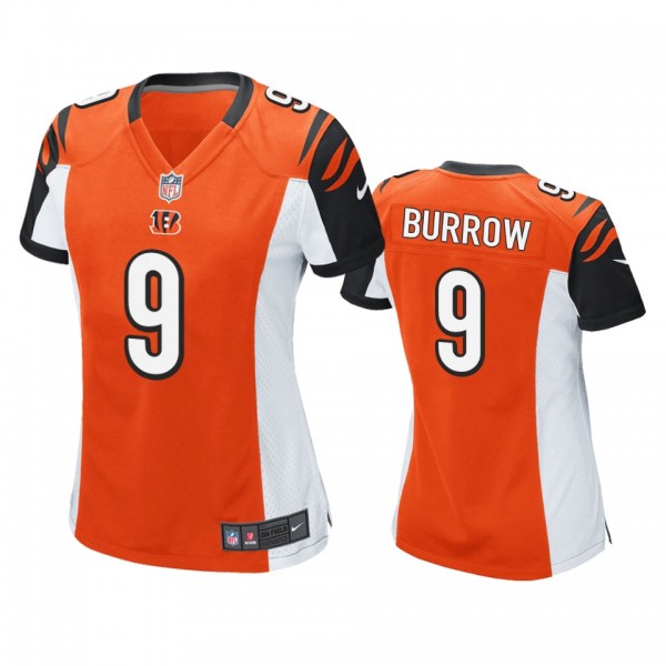 Cincinnati Bengals Joe Burrow Orange 2020 NFL Draf...