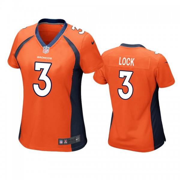 Denver Broncos Drew Lock Orange 2019 NFL Draft Gam...