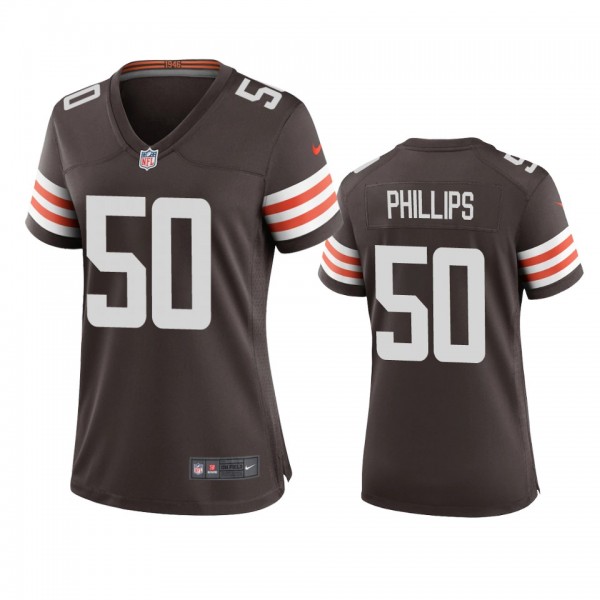 Cleveland Browns Jacob Phillips Brown Game Jersey