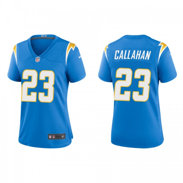 Women's Los Angeles Chargers Bryce Callahan Powder Blue Game Jersey