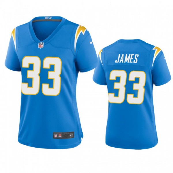 Women's Los Angeles Chargers Derwin James Powder Blue 2020 Game Jersey