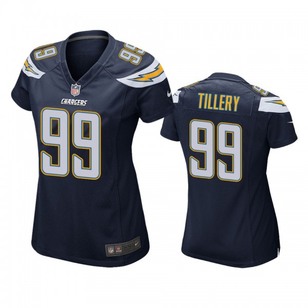 Los Angeles Chargers Jerry Tillery Navy 2019 NFL D...