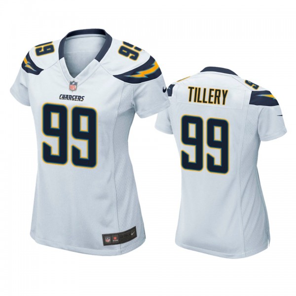 Los Angeles Chargers Jerry Tillery White 2019 NFL ...