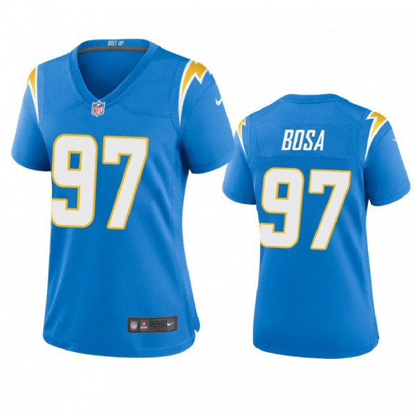 Women's Los Angeles Chargers Joey Bosa Powder Blue 2020 Game Jersey