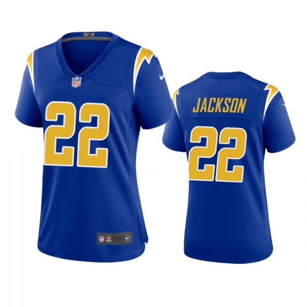 Women's Los Angeles Chargers Justin Jackson Royal ...
