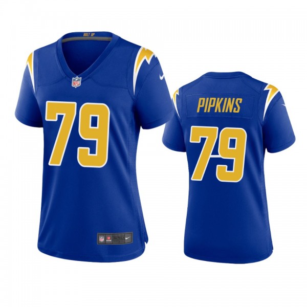 Women's Los Angeles Chargers Trey Pipkins Royal 20...