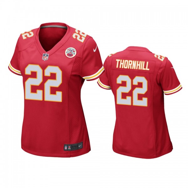 Kansas City Chiefs Juan Thornhill Red 2019 NFL Draft Game Jersey