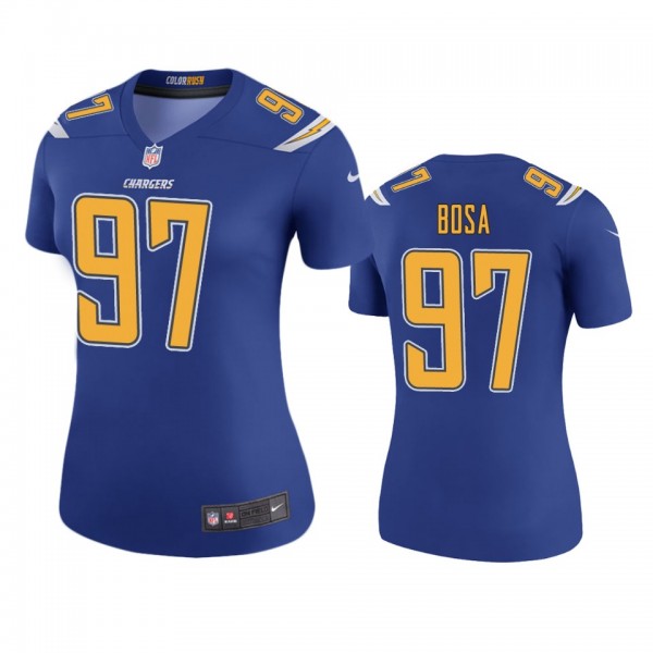Los Angeles Chargers Joey Bosa Royal Color Rush Le...