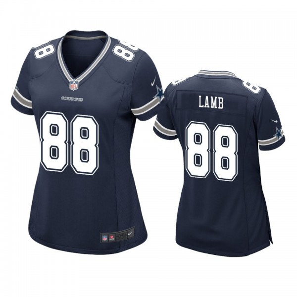 Dallas Cowboys CeeDee Lamb Navy 2020 NFL Draft Gam...