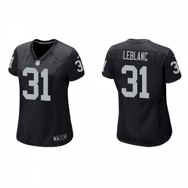 Women's Las Vegas Raiders Cre'Von LeBlanc Black Ga...