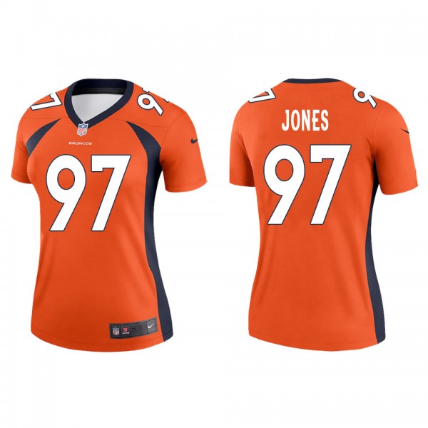 Women's Denver Broncos D.J. Jones Orange Legend Je...
