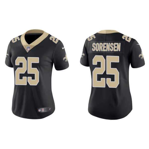 Women's New Orleans Saints Daniel Sorensen Black V...