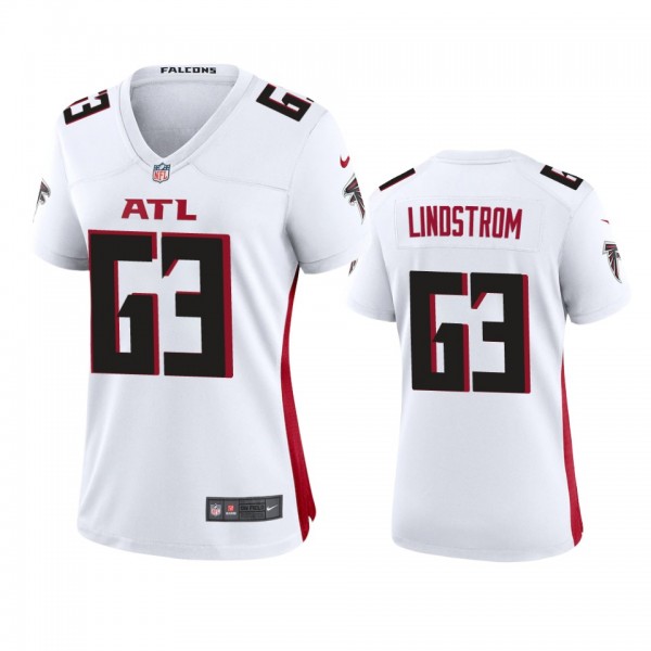 Women's Atlanta Falcons Chris Lindstrom White 2020...