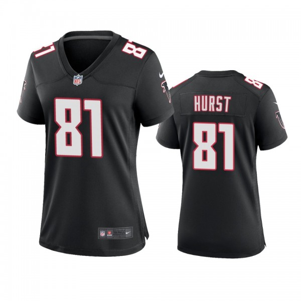 Women's Atlanta Falcons Hayden Hurst Black 2020 Th...