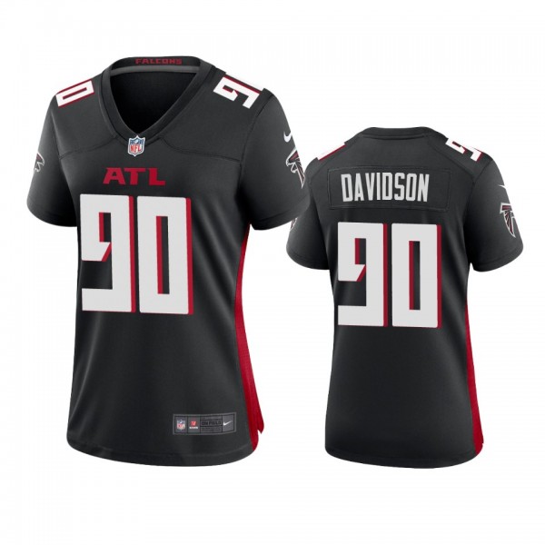 Atlanta Falcons Marlon Davidson Black 2020 NFL Dra...