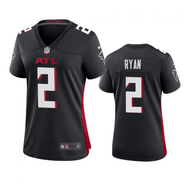 Women's Atlanta Falcons Matt Ryan Black 2020 Game Jersey