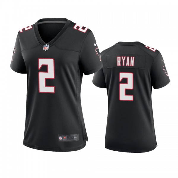 Women's Atlanta Falcons Matt Ryan Black 2020 Throw...