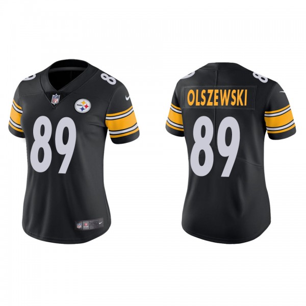 Women's Pittsburgh Steelers Gunner Olszewski Black Vapor Limited Jersey