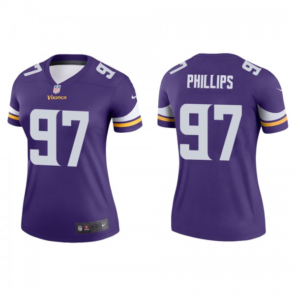 Women's Minnesota Vikings Harrison Phillips Purple...