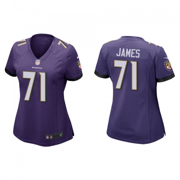 Women's Baltimore Ravens Ja'Wuan James Purple Game...