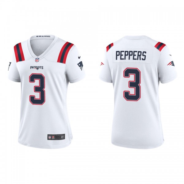 Women's New England Patriots Jabrill Peppers White...