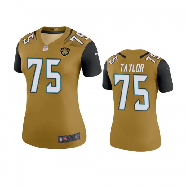 Jacksonville Jaguars Jawaan Taylor Gold 2019 NFL D...