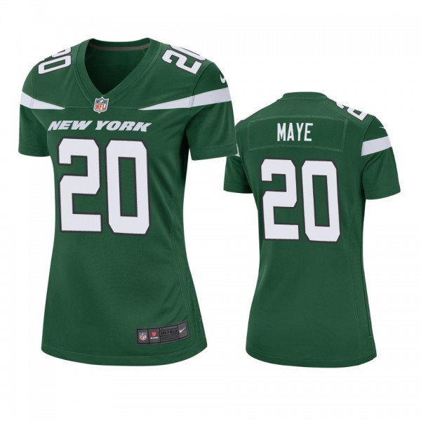 New York Jets Marcus Maye Green Game Jersey