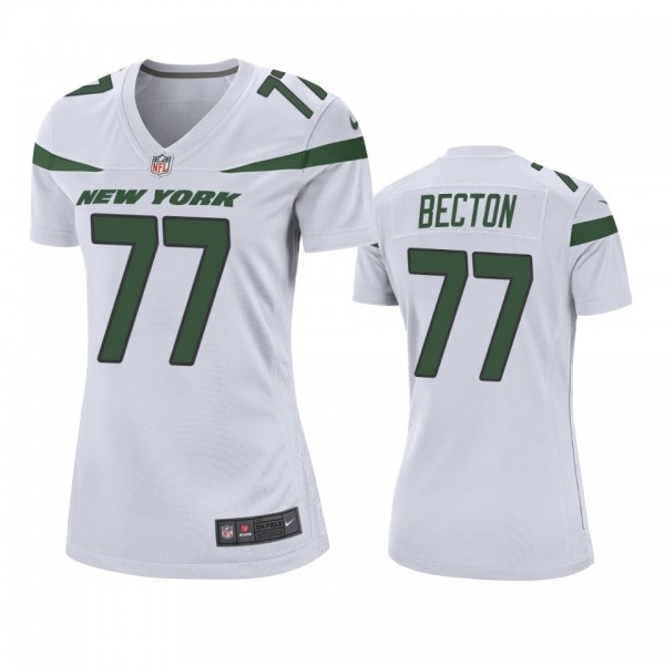 New York Jets Mekhi Becton White 2020 NFL Draft Ga...
