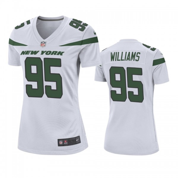 New York Jets Quinnen Williams White 2019 NFL Draf...
