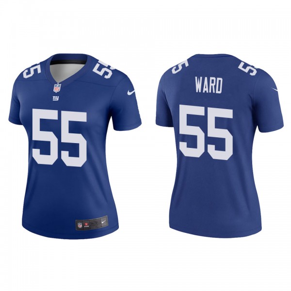 Women's New York Giants Jihad Ward Royal Legend Je...