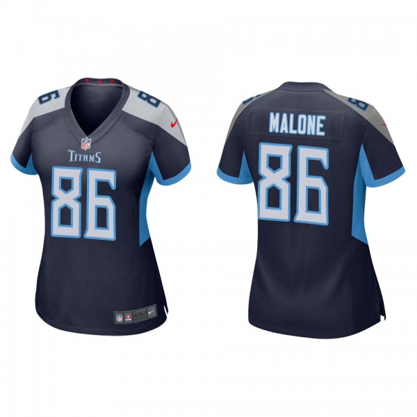 Women's Tennessee Titans Josh Malone Navy Game Jer...