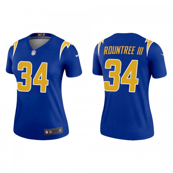 Women's Los Angeles Chargers Larry Rountree III Royal Alternate Legend Jersey