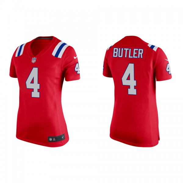 Women's New England Patriots Malcolm Butler Red Ga...