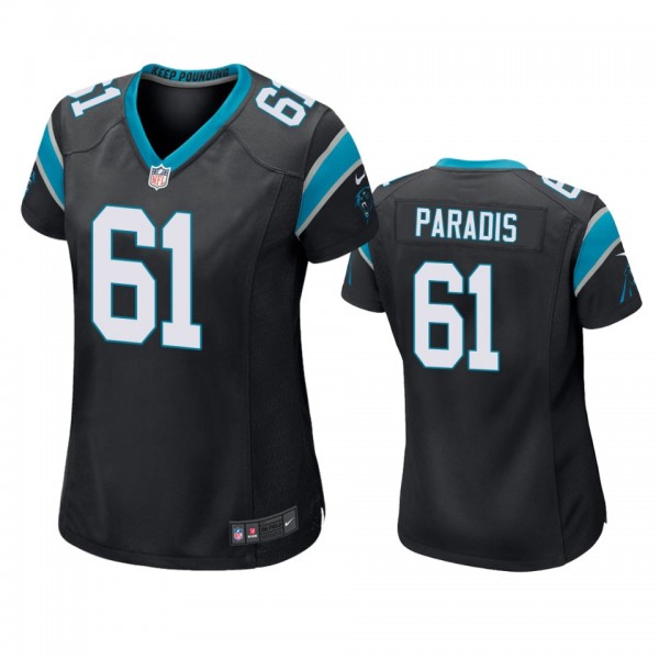 Carolina Panthers #61 Matt Paradis Black Game Jersey