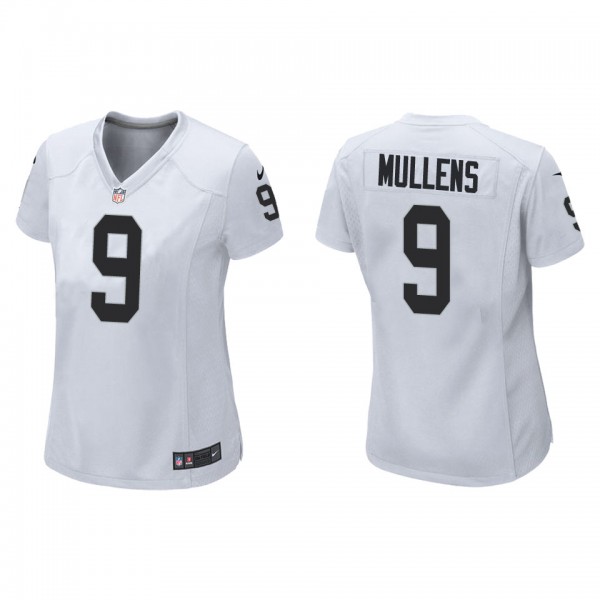 Women's Las Vegas Raiders Nick Mullens White Game Jersey