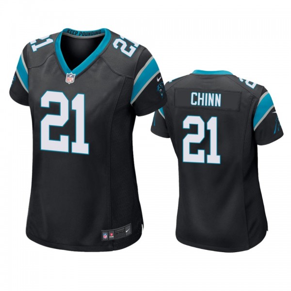 Carolina Panthers Jeremy Chinn Black 2020 NFL Draf...
