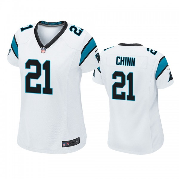 Carolina Panthers Jeremy Chinn White 2020 NFL Draf...