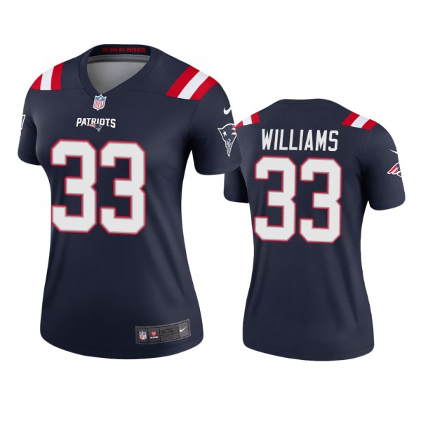 New England Patriots Joejuan Williams White 2020 L...