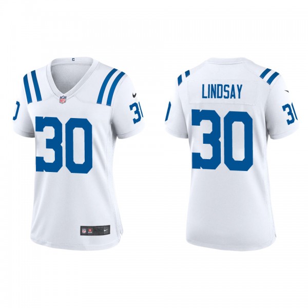 Women's Indianapolis Colts Phillip Lindsay White G...