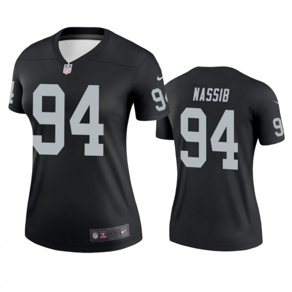 Las Vegas Raiders Carl Nassib Black Legend Jersey ...