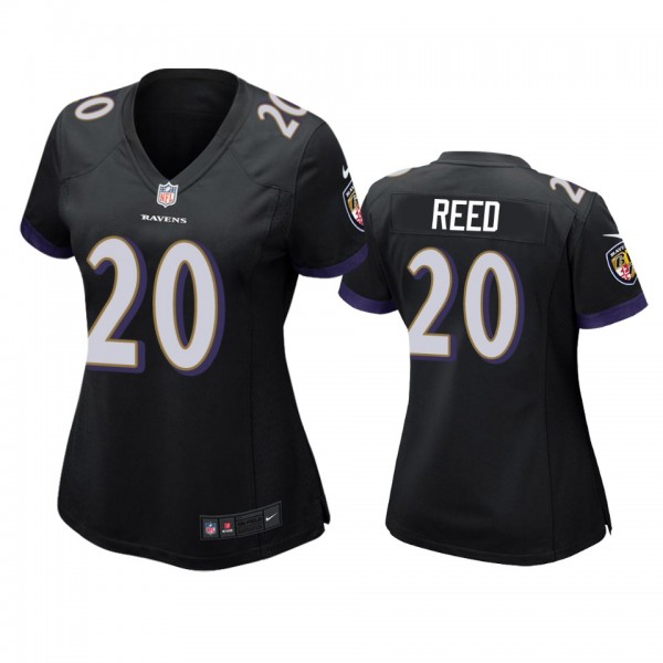 Baltimore Ravens Ed Reed Black Game Jersey