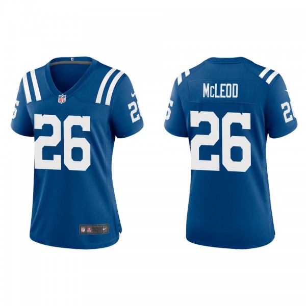 Women's Indianapolis Colts Rodney McLeod Royal Gam...