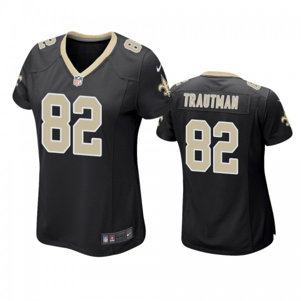 New Orleans Saints Adam Trautman Black Game Jersey