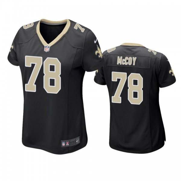 New Orleans Saints Erik McCoy Black 2019 NFL Draft Game Jersey