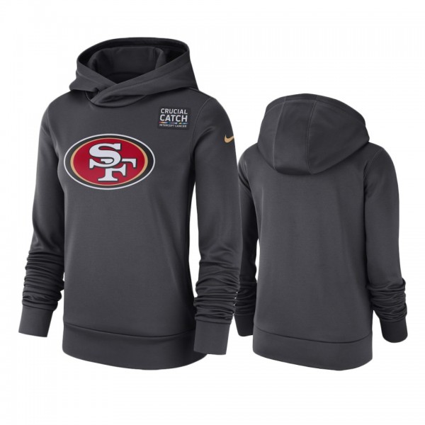 Women's San Francisco 49ers Anthracite Crucial Cat...