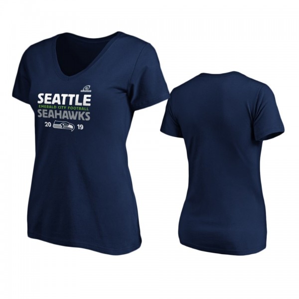 Women's Seattle Seahawks College Navy 2019 NFL Pla...